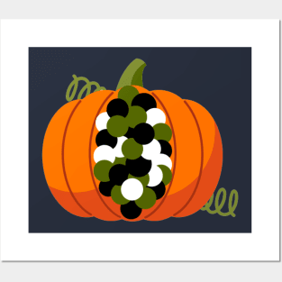 Polka Dot Pumpkin Posters and Art